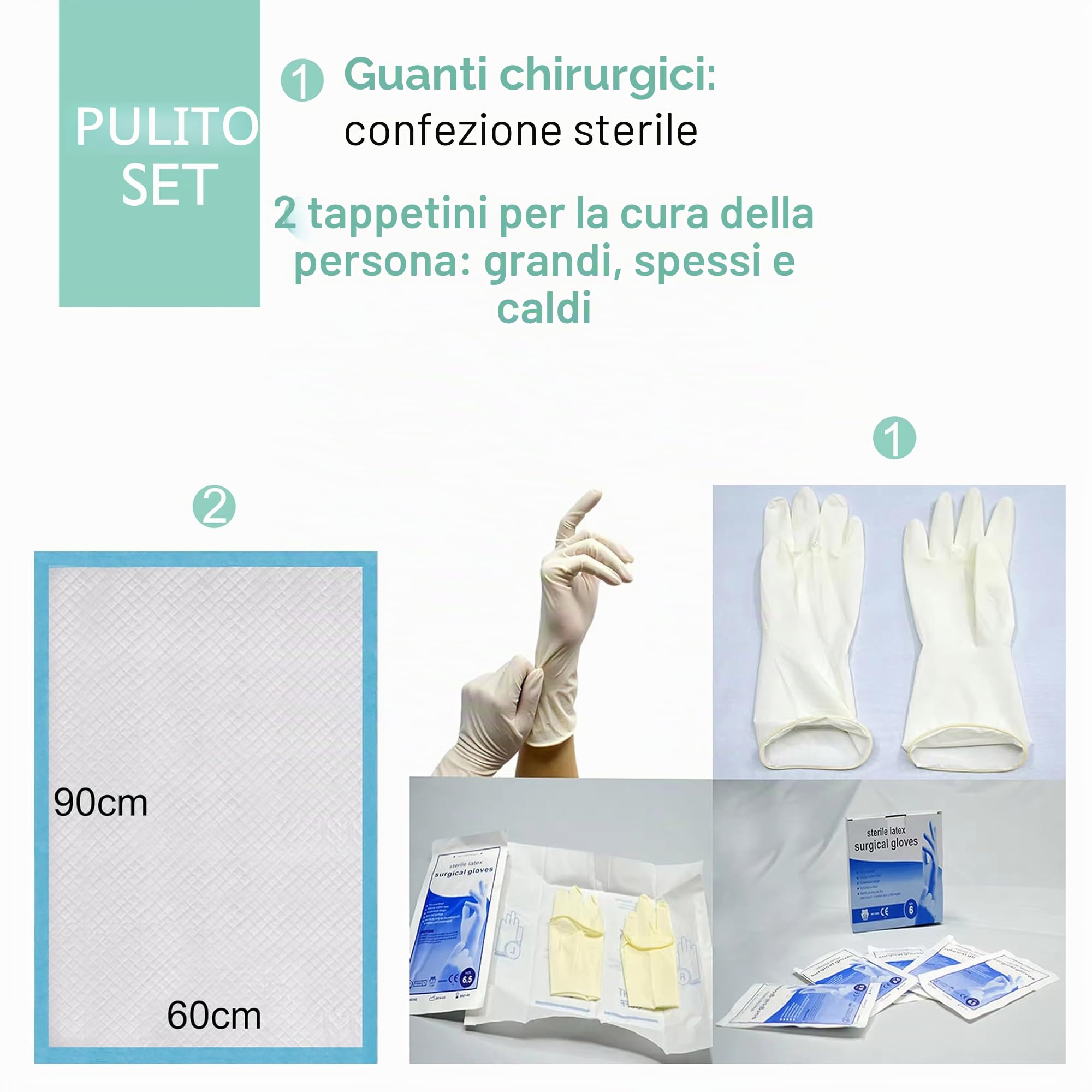 Doggiema Kit per Il Parto di Cuccioli e Gattini, Kit Essenziale per Cuccioli e Gattini Appena Nati, Tutto in Uno Completo di Materiale Essenziale per Il Parto dei Neonati