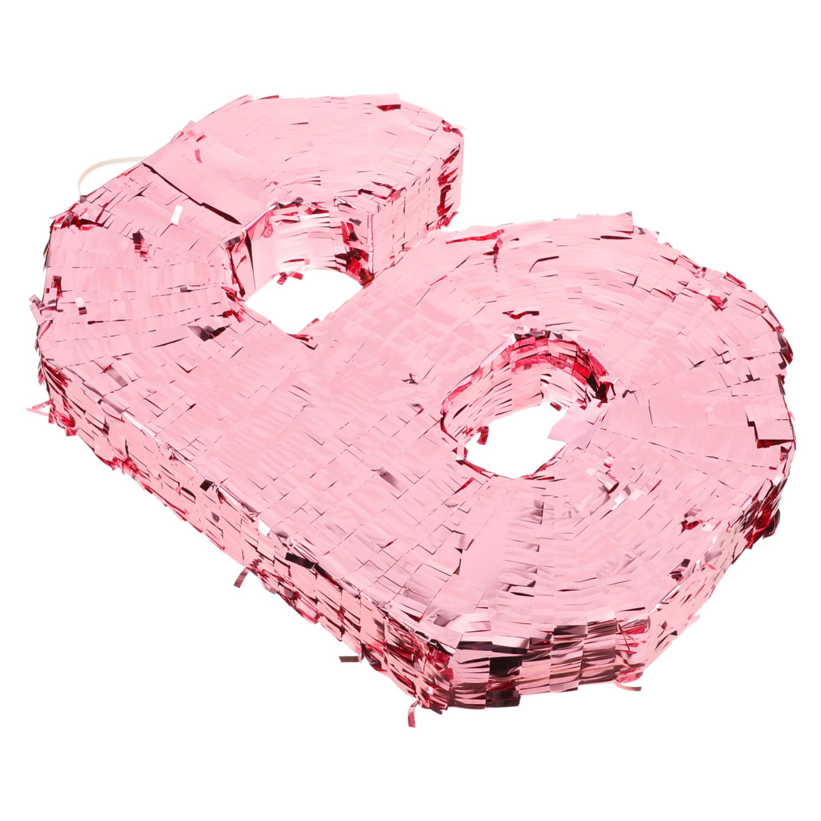 Zahl 6 Piñata aus Papier für Geburtstage und Partys