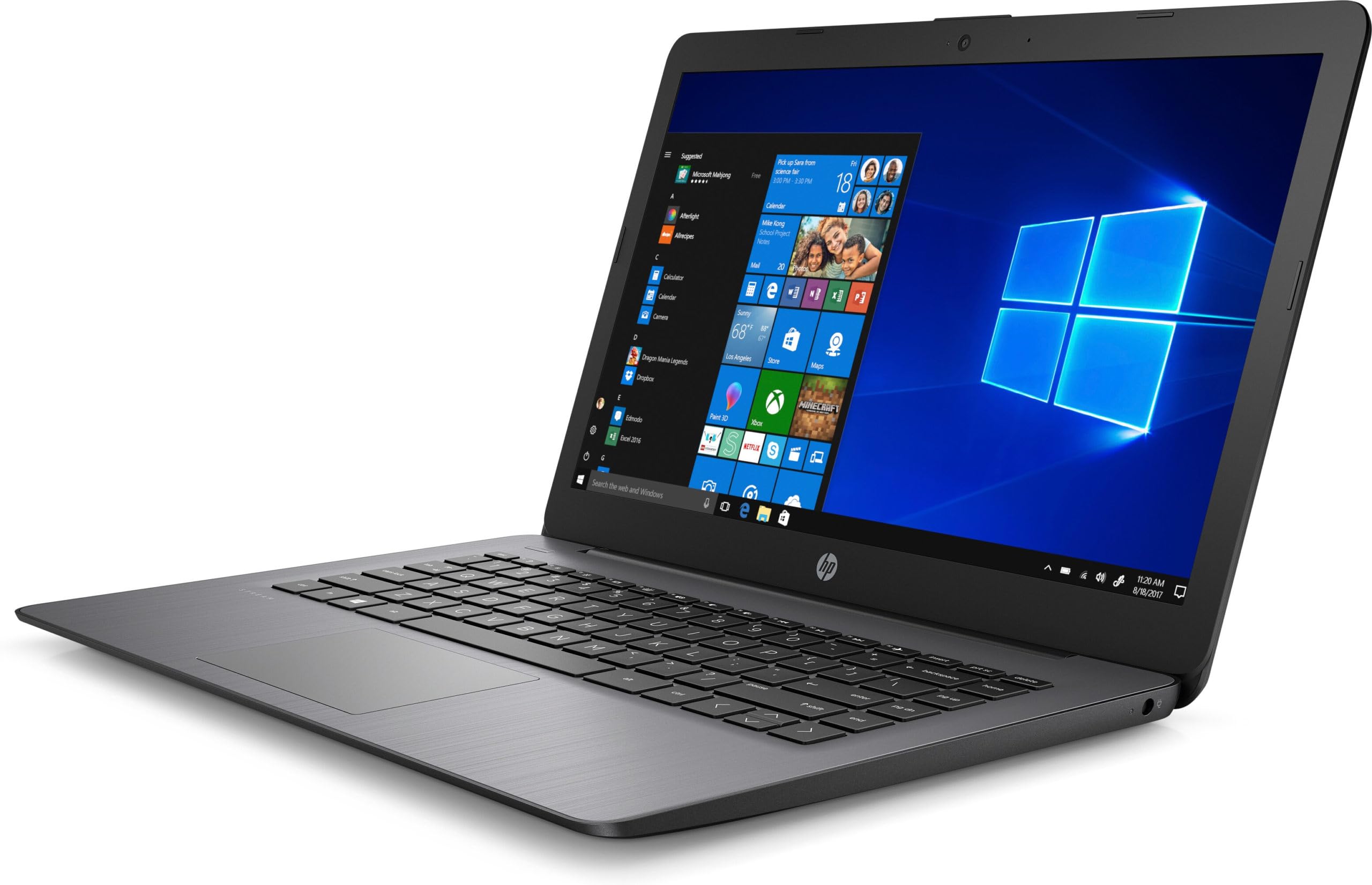 HP Stream 14-cb120ca 14'' Laptop, Intel Celeron N4000, 4GB RAM