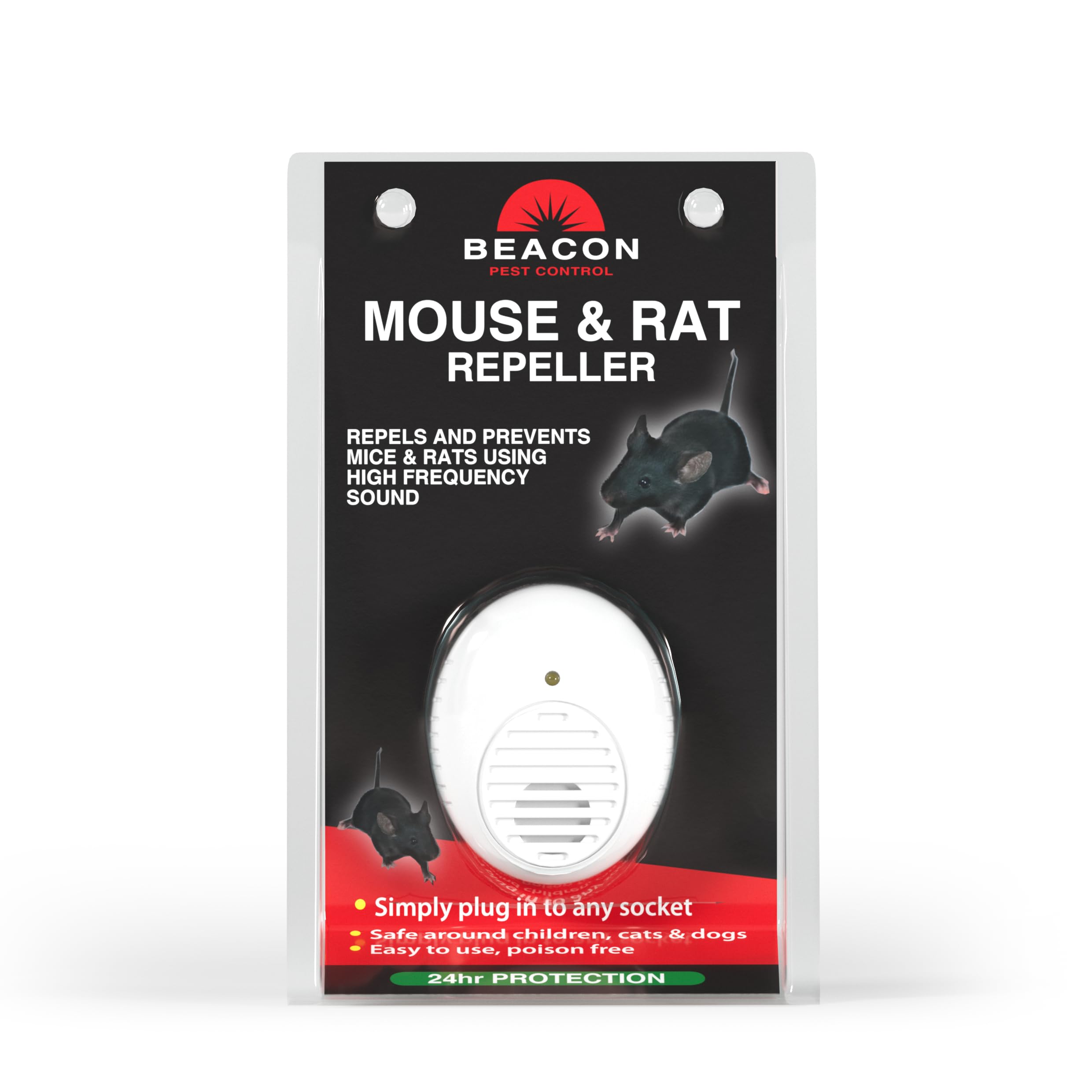 Thompson's Beacon FA105 Rentokil Battery Operated Mouse Repeller, Grey