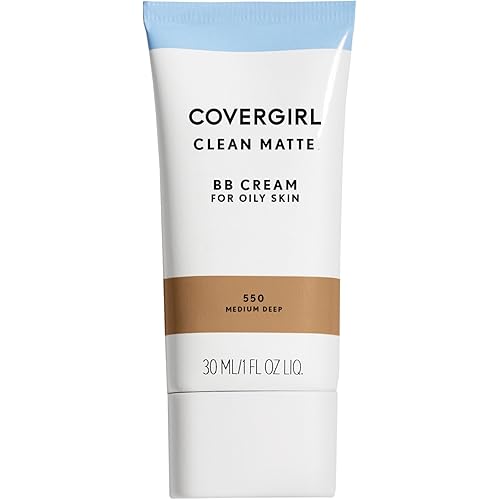 COVERGIRL - Clean Matte BB Cream, Oil-Free, Long-Lasting, Sensitive Skin, Lightweight, 100% Cruelty-Free