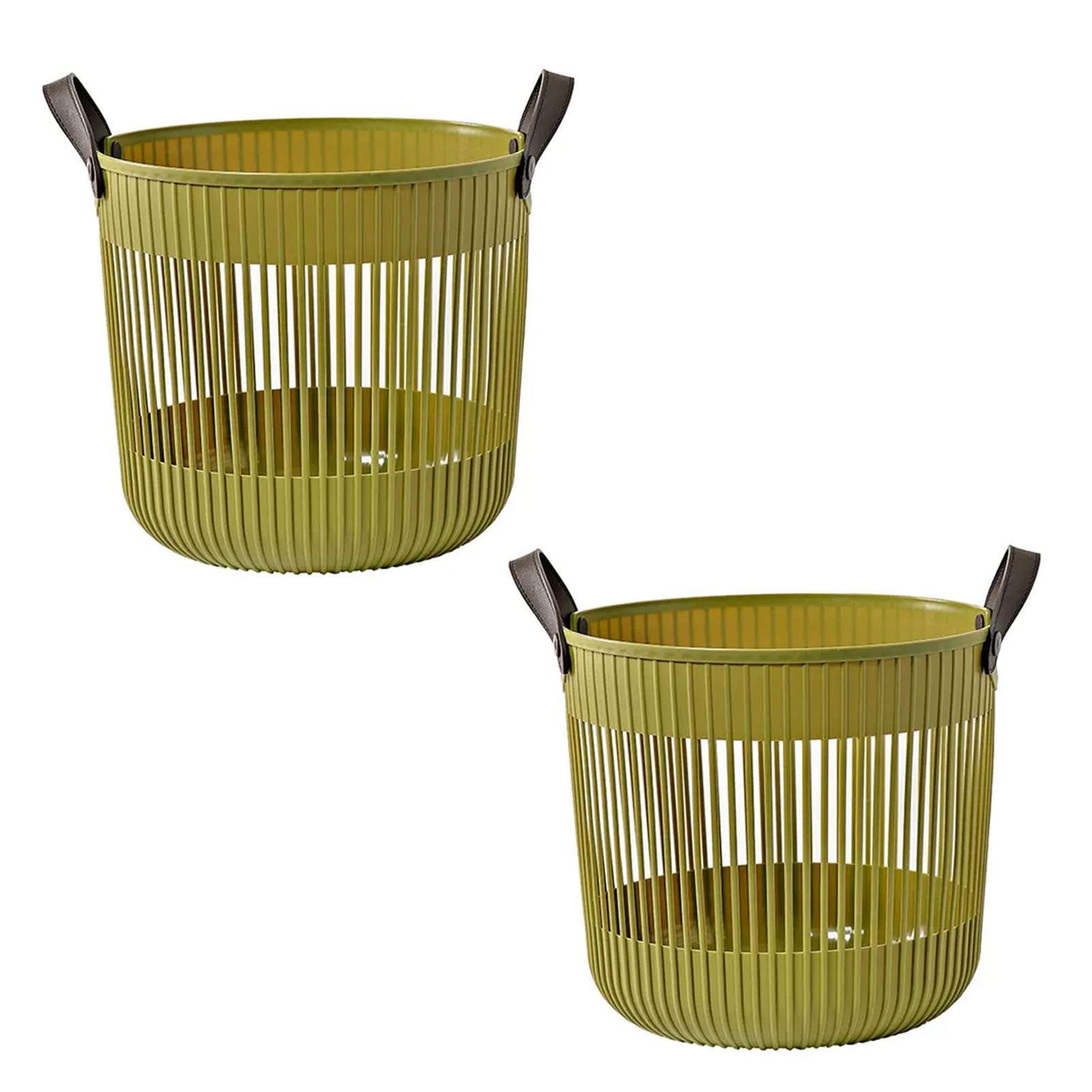 Tuoyibo White Scandinavian Environmental Protection Dirty Clothes Basket, Large Capacity Bathroom Laundry Basket, Household Toys And Sundries Storage Bucket
