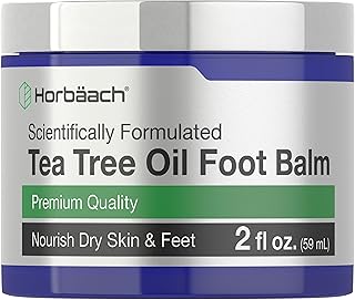 Tea Tree Oil Foot Balm | 2 oz | Moisturizes and Nourishes Dry Skin & Feet | Scientifically Formulated