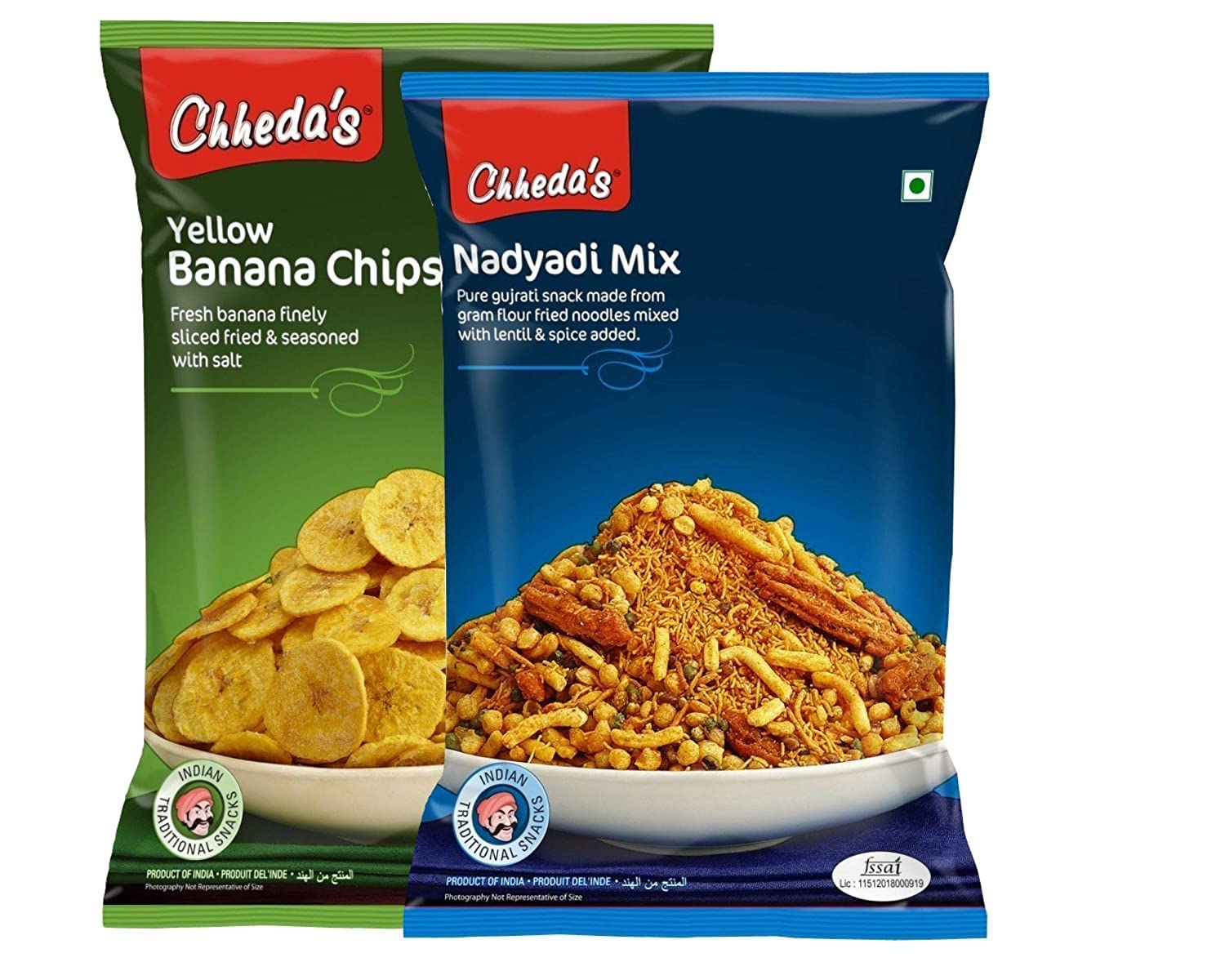 Chhedas - Yellow Banana Chips (300 Gm) and Nadyadi Mix (350) | Banana Wafers | Indian Namkeen | Tasty Snacks | Ready to Eat - Combo Pack (B0B2WQ9QM5) Amazon Price History, Amazon Price Tracker