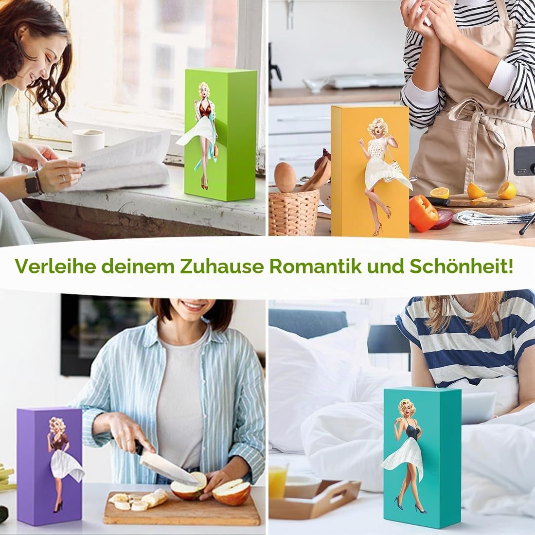 Taschentuchbox-Abdeckung, kreatives Rock-Design, Taschentuchbox, wasserdicht, Retro, ausziehbar, geeignet für Schlafzimmer, Wohnzimmer, Büro (Rosa)
