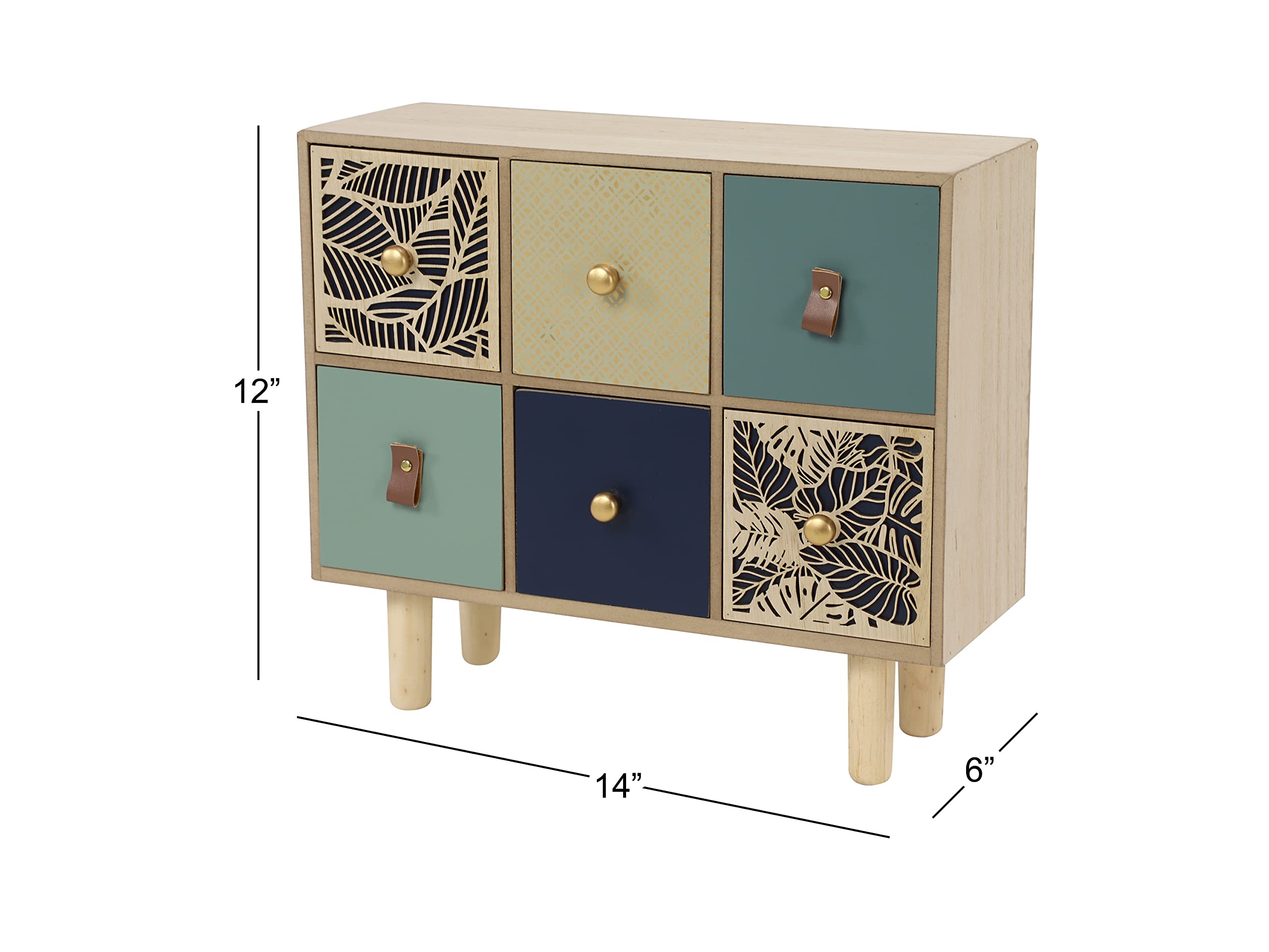 Amazon.co.jp: Deco 79 ジュエリーボックス 長さ14インチ x 幅6インチ