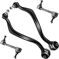 Vista 252 de Detroit Axle - 4 brazos de control de extremo delantero para Nissan Frontier Xterra 2000-2004 Brazos de control inferior y superior con rótulas