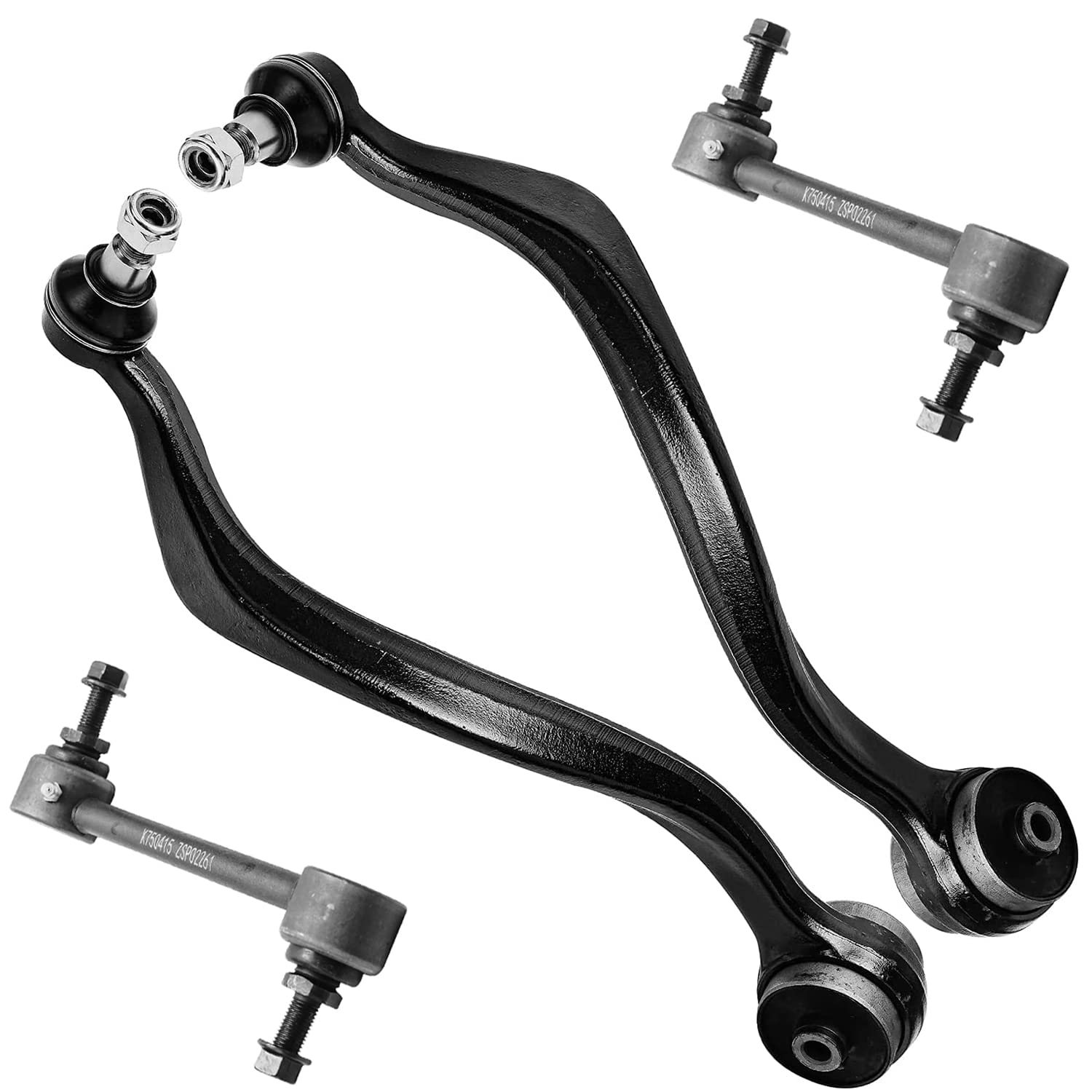 Detroit Axle - Front Lower Rearward Control Arms + Sway Bar End Links