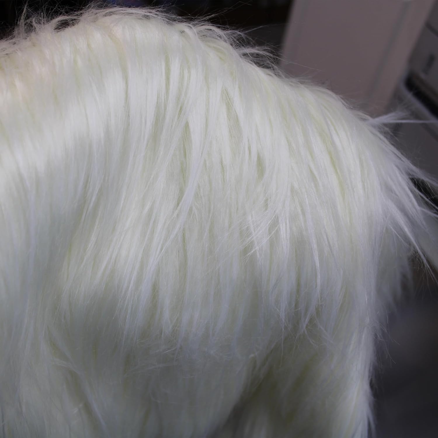 Mongolian Faux Fur-Christmas Fuzzy-Fabric by The Yard-Fluffy, Shaggy Mohair-for Costumes, Plush Toys, Apparel, Clothing, Decoration, and Gnome Beard Miniature