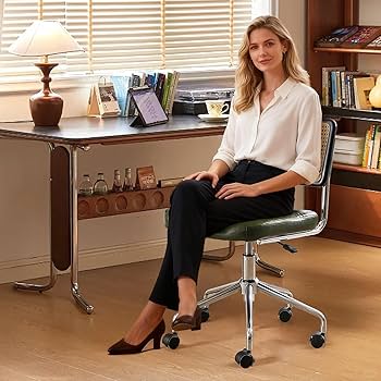 Amazon.com: Zesthouse Mid Century Home Office Chair, Armless Desk Amazon.com: Zesthouse Mid Century Home Office Chair, Armless Desk