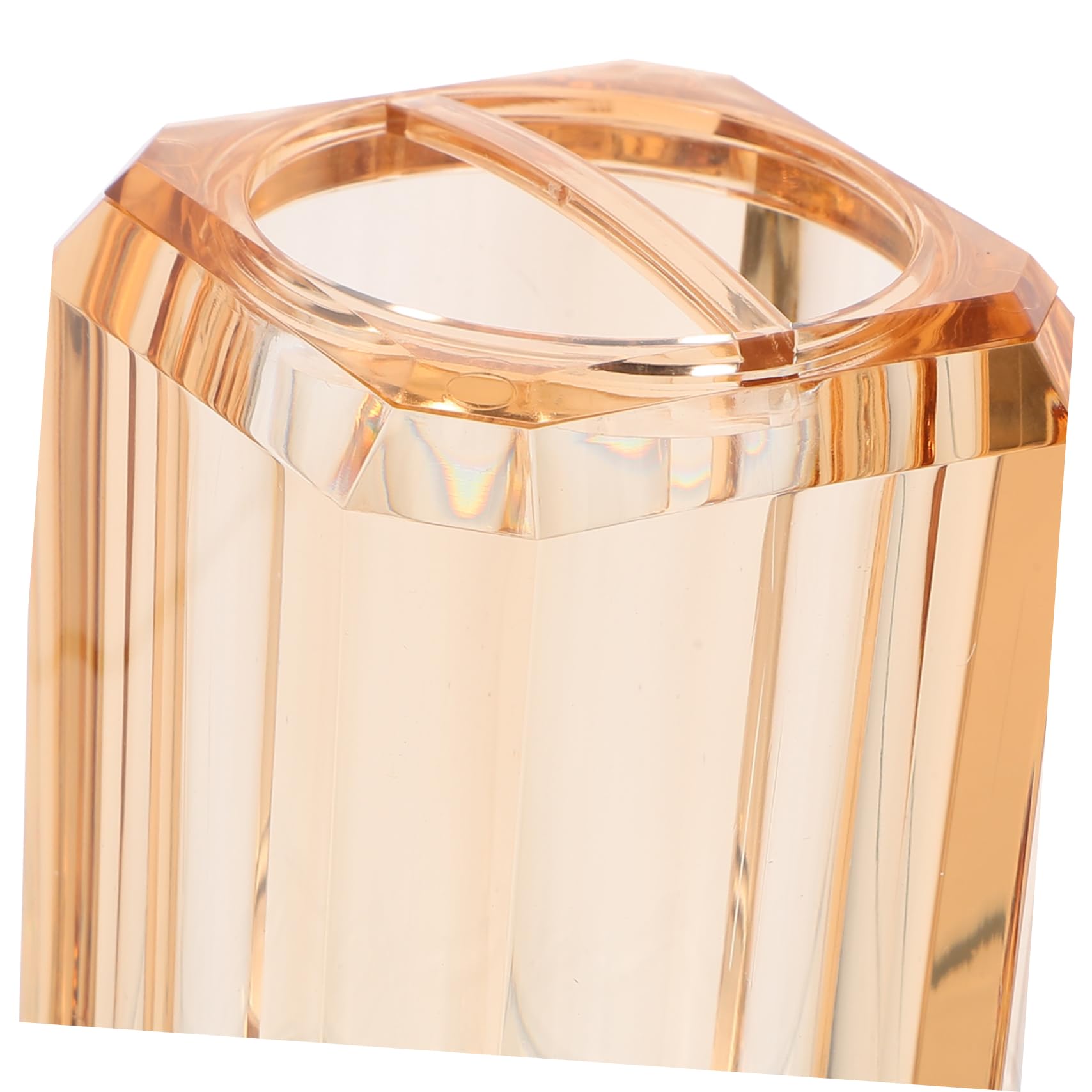 Juego de Accesorios de Baño 1 Set Acrílico Acero Inoxidable Dorado