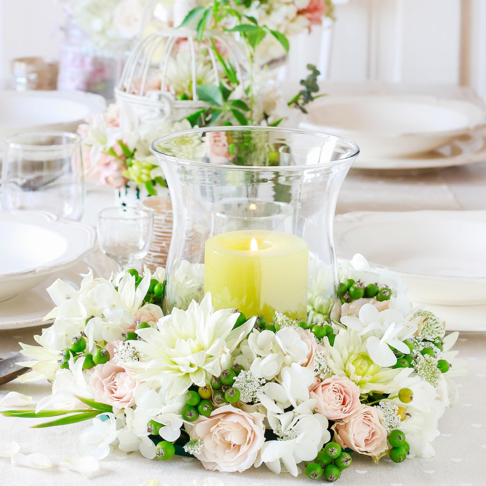 Anevous 100 mini fiori artificiali per fai da te, piccole