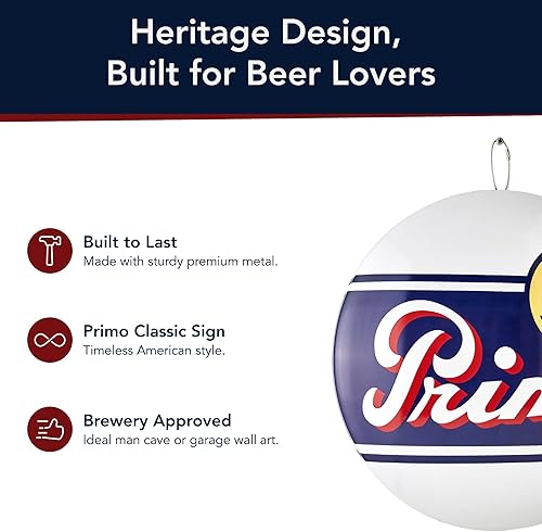 Miniatura 119 de American Art Decor Letrero de metal con forma de cúpula – Decoración retro de habitación para bar, cueva de hombre, garaje, sala de juegos, Corona