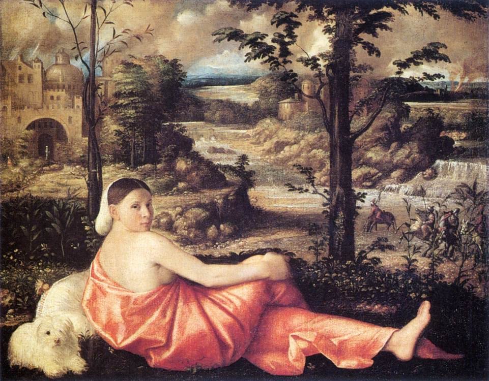 Affiche impression d'art Cariani tableau femme allongée déco murale toile 60x90cm