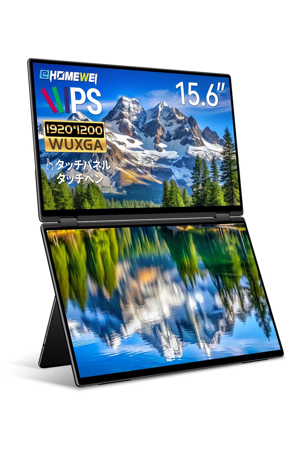 EWEI 16インチ デュアルディスプレイ 2K XQ-160PW EHOMEWEI モバイルモニター XQ-160PW デュアルモニター 2.5K 16