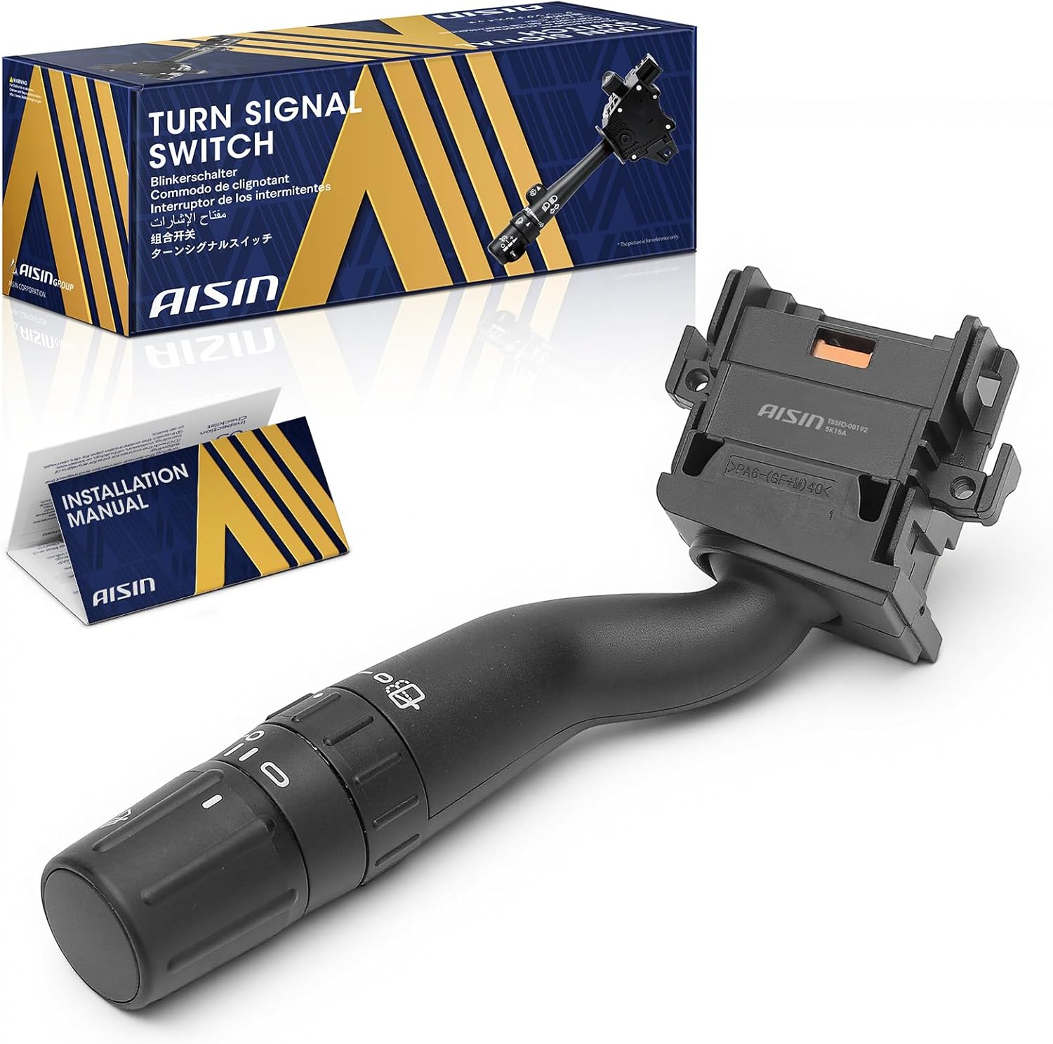 AISIN AFTERMARKET TSSFD-00192 Turn Signal Switch - Compatible with Ford Flex 2014 - with Automatic Wiper