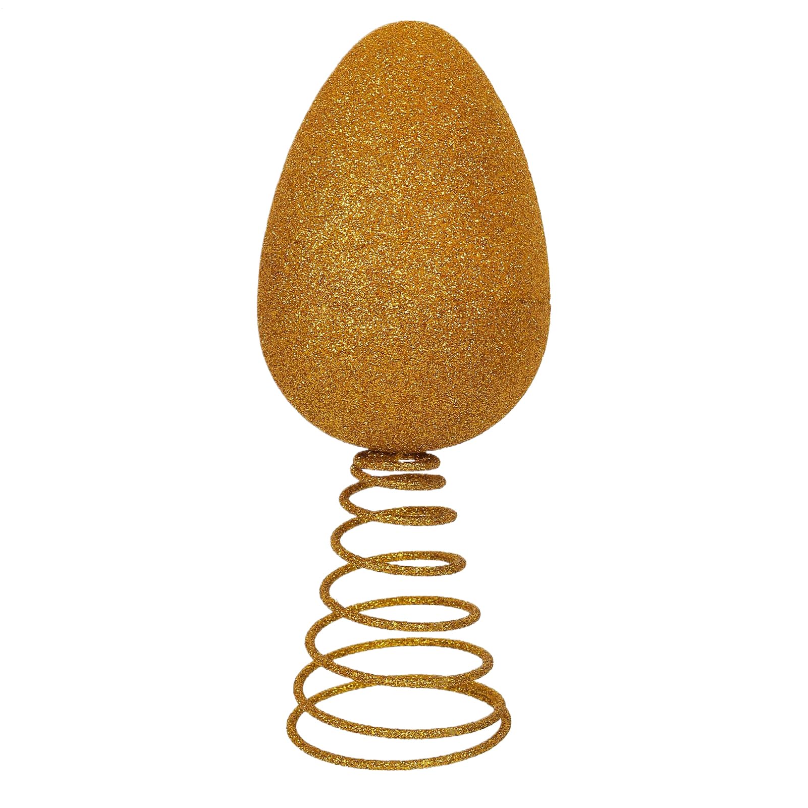 Adornos de Pascua para árbol con huevo brillante y muelle para decoración primaveral de salón