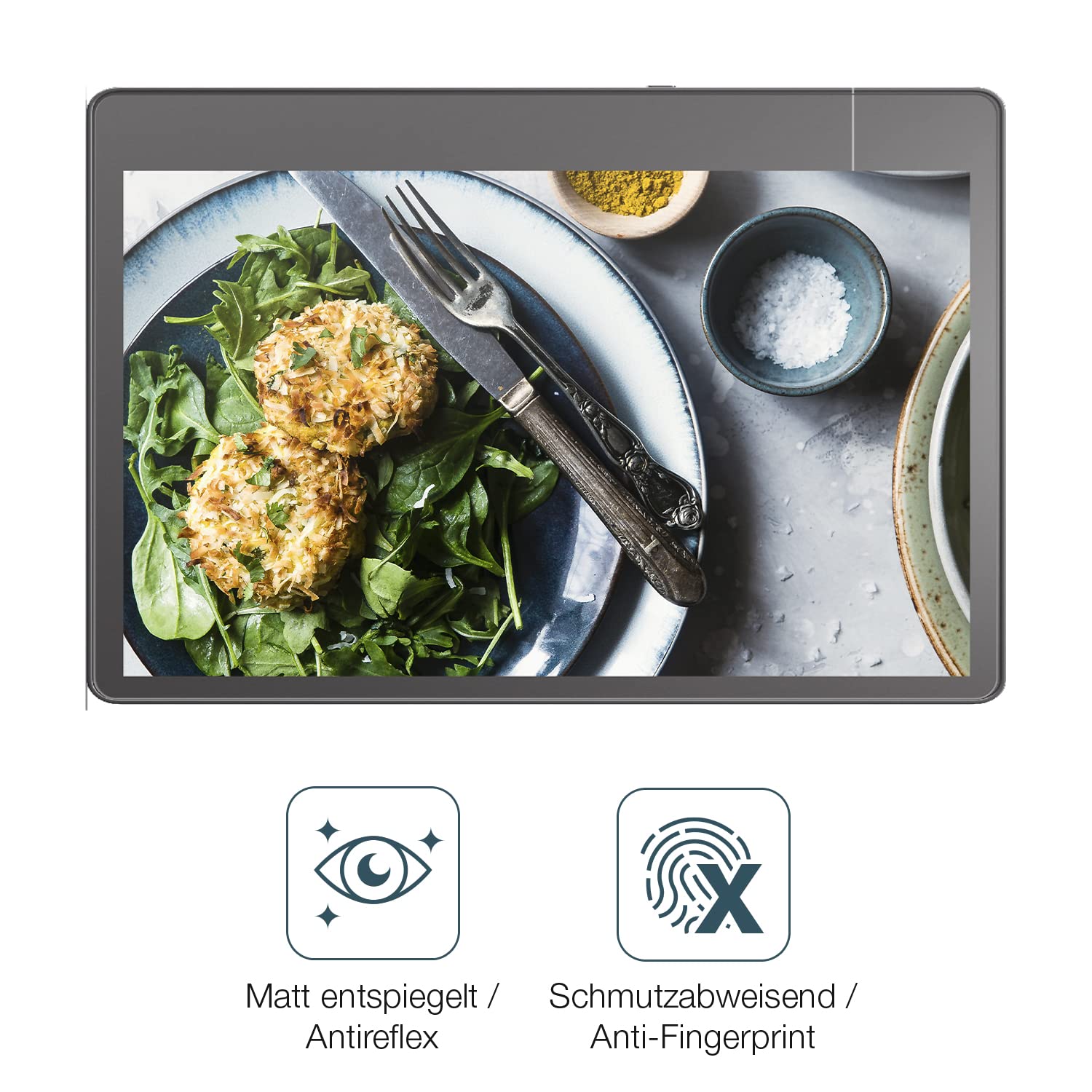 Dipos Pellicola Protettiva Opaca Per Kindle Oasis (2019) - Antiriflesso E Anti-Impronta - Durezza 9H - Made In Germany - 3