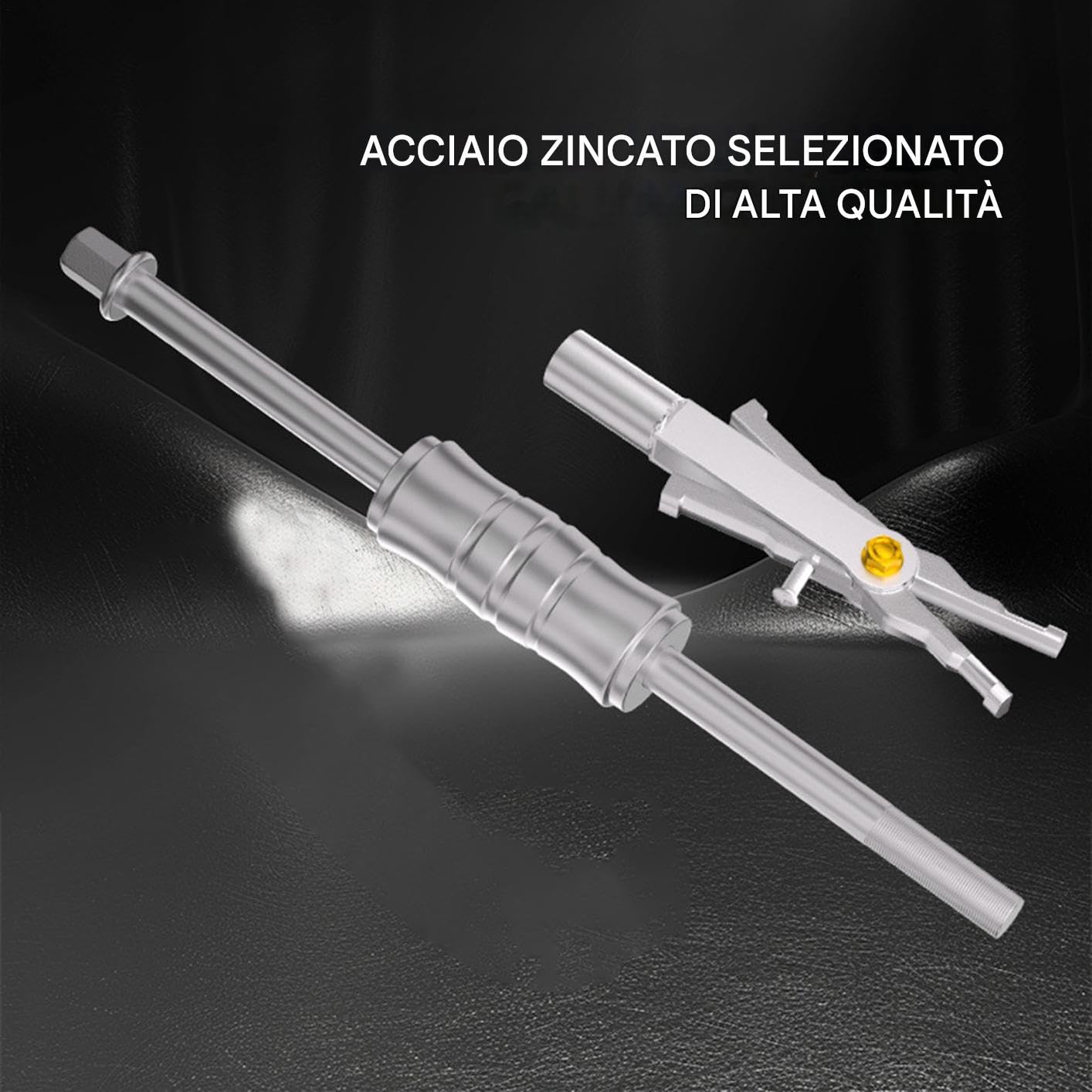 Estrattore Per Cuscinetti Interni | Doppia Testa Per Uso Intensivo | Strumento Rimozione Cuscinetti Interni Auto - Per Auto, Garage, Officina Meccanica, Installazione Ingranaggi, Estrazione Alberi, Ri