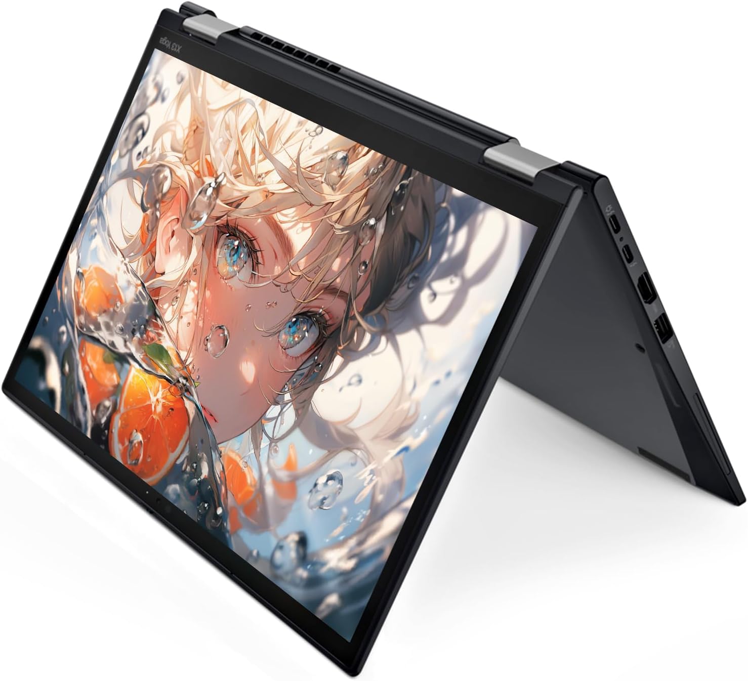 Lenovo Thinkpad X13 Yoga Ordinateur Portable 2in1, 13,3 Pouces PC, Processeur Intel Core i7-10610u, 16 Go de RAM, 512 Go SSD, HDMI, Clavier QWERTY, Windows 11 Pro (Rénové)