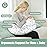 Chilling Home Nursing Pillow Adjustable,Baby Pillow for Breast Feeding Bottle Feeding, Large Size More Support for Mom and Baby, Breastfeeding Essentials for Newborn,Removable Cover