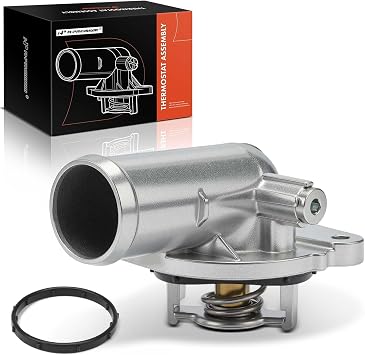 A-Premium Upgraded Aluminum Engine Coolant Thermostat Housing Assembly