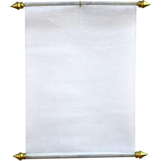 Blank Scroll Card for Customized Message