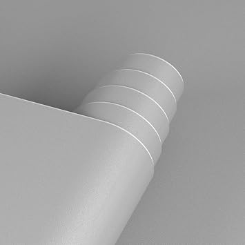Oxdigi Grey Wallpaper 24"x 196", Grey Matte Contact Paper Peel and Stick Self-Adhesive Removable Waterproof Wallpaper, Large Vinyl Film Decorative for Wall Covering Countertop Kitchen Cabinet Shelf