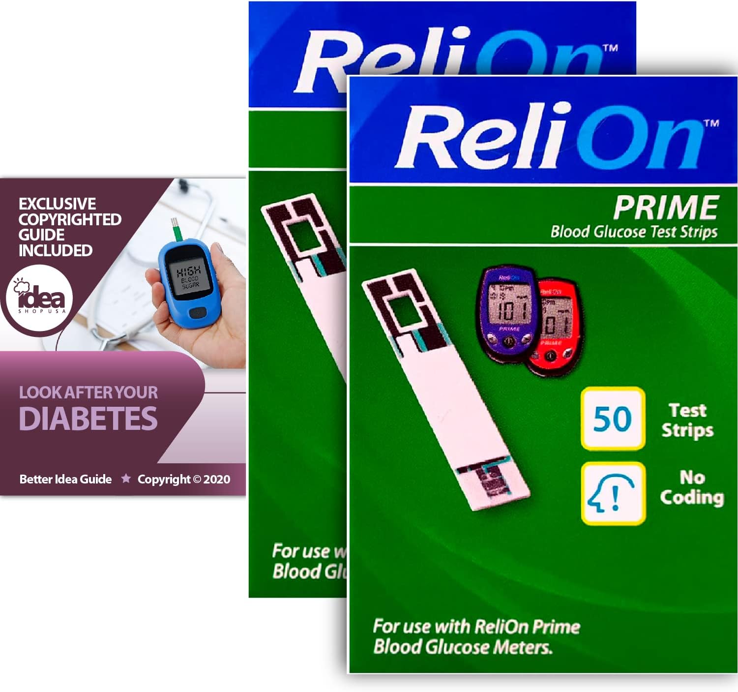 Prime Blood Glucose Test Strips 100 Count (1 Pack) โ No Coding Required | Accurate Diabetic Testing Strips for Self-Use | Compatible with Prime Glucose Meters Bundle with Diabetes - Better Idea Guide