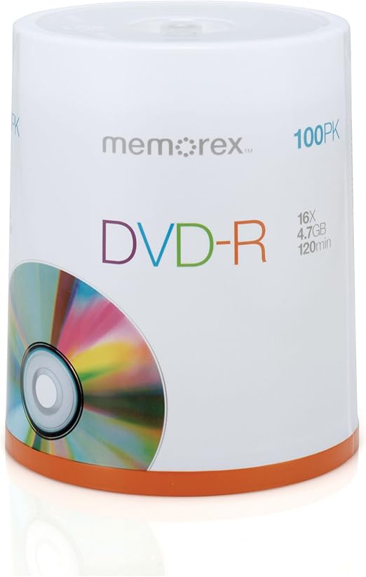 Memorex 16X DVDR 100Pack Spindle Electronics
