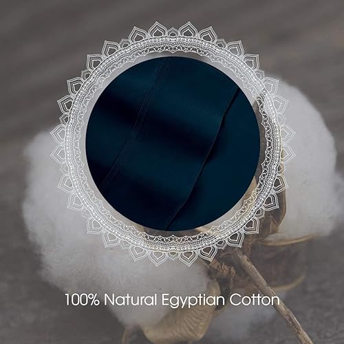 Miniatura 3 de CharlottelyHues Juego de sábanas color verde azulado tamaño Queen de 800 hilos, algodón egipcio súper suave, 4 piezas con bolsillo profundo, clase