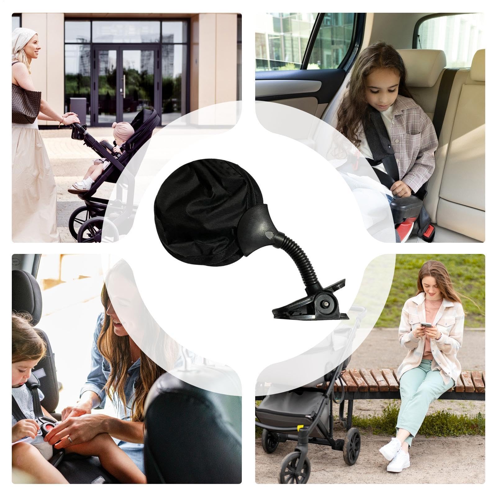 Cubierta Antisol Para Carrito | Protección UV Portátil Universal,Extensor de Sol para Silla de Paseo Infantil - para Viajes Exteriores, Parque, Playa, Paseo, Camping, Compras