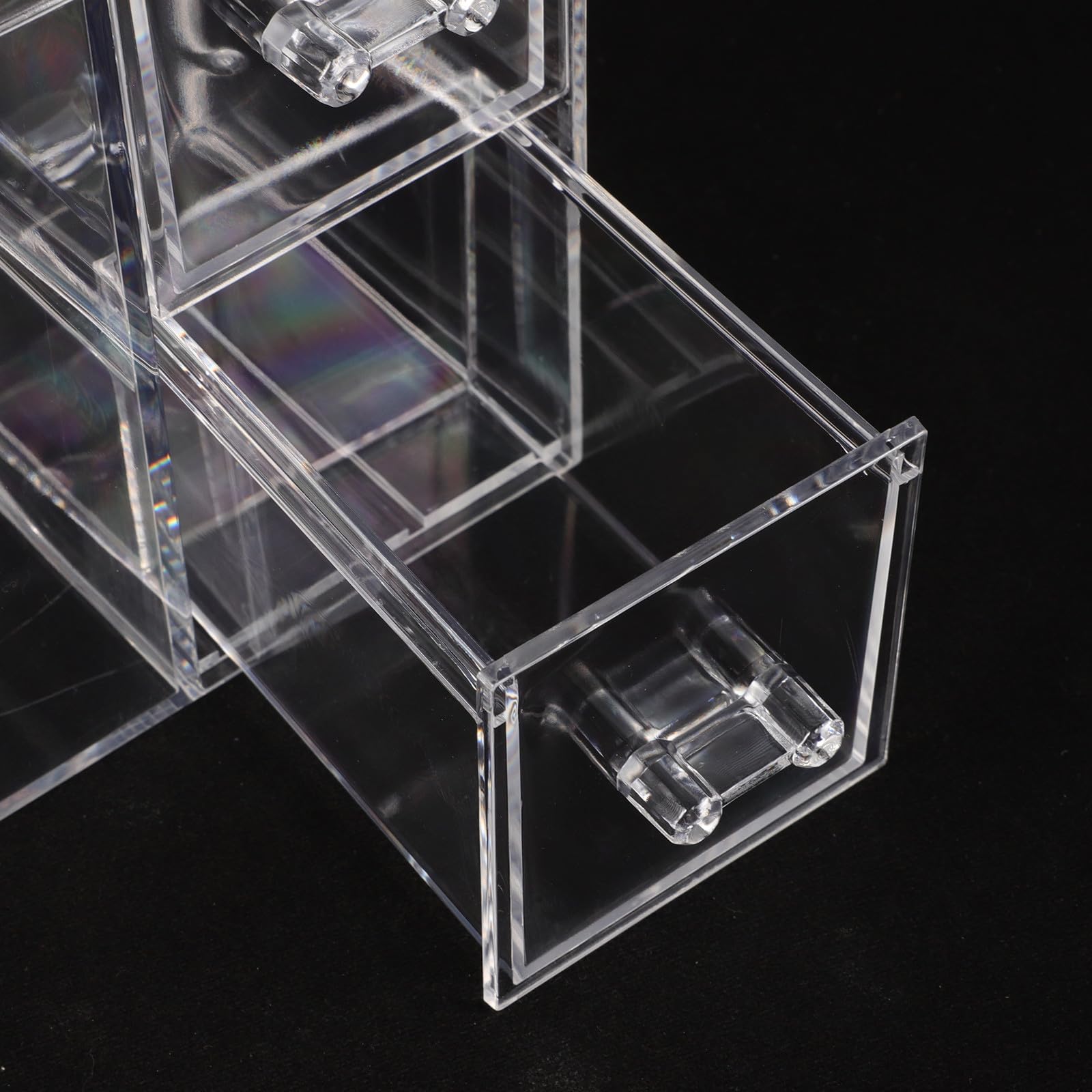 Porta Brochas de Maquillaje Transparente de Acetato con Apertura Grande y Tapa para Escritorio Soporte Multiusos para Pinceles Lápices Brochas y Utensilios Cosméticos para Hogar