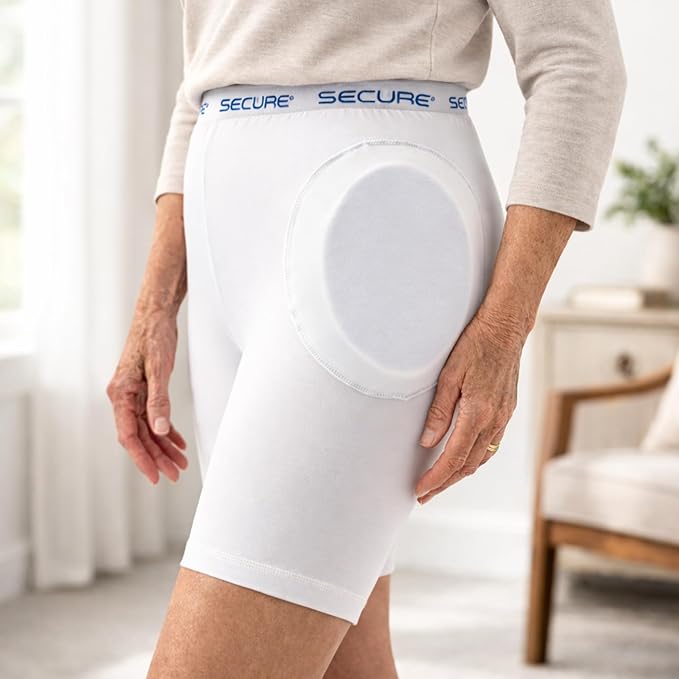 Protectores de Cadera Secure para Adultos Mayores - Shorts Acolchados con Almohadilla de Cóccix miniatura 4