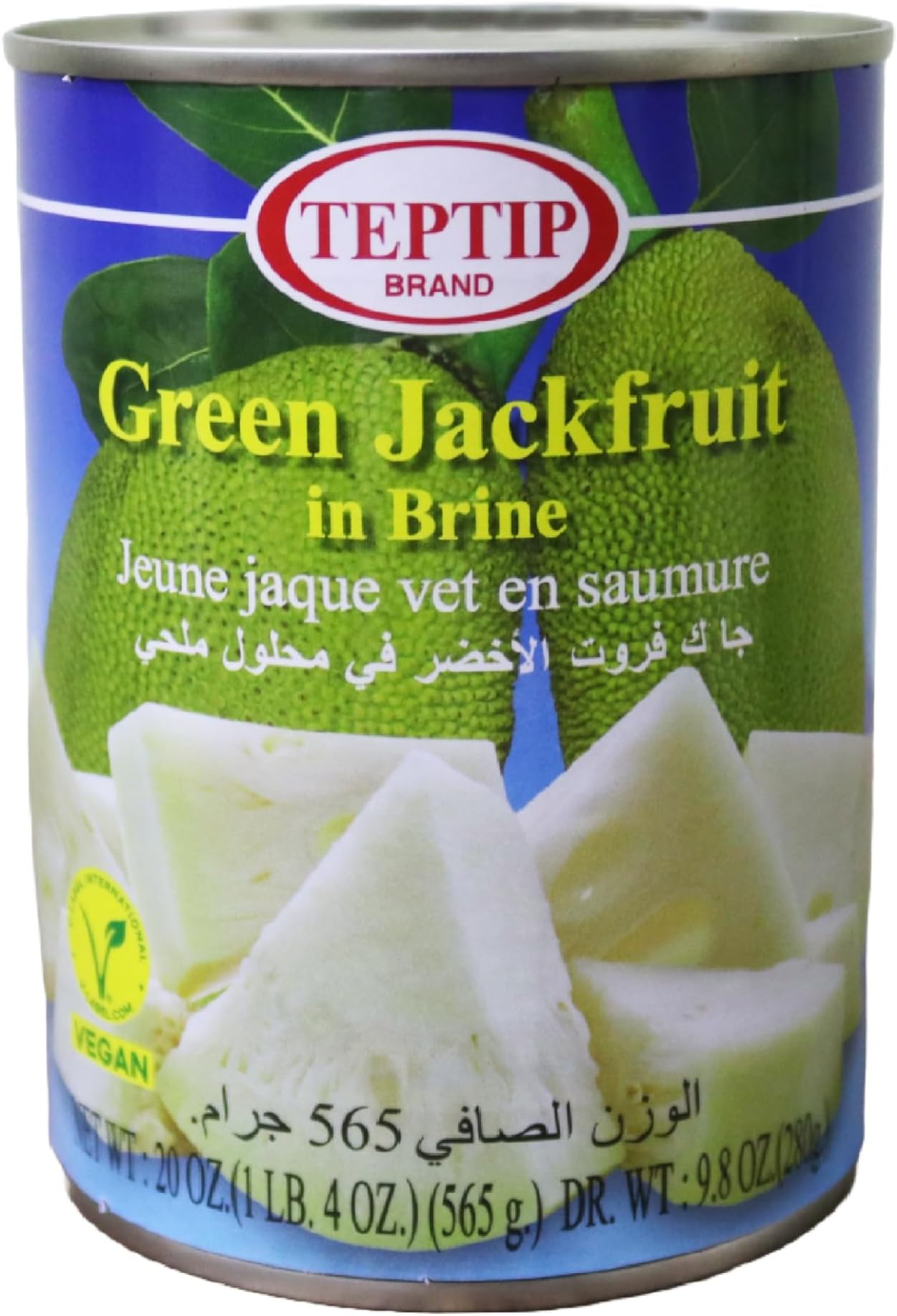 Teptip Green Jackfruit In Brine 565Gm