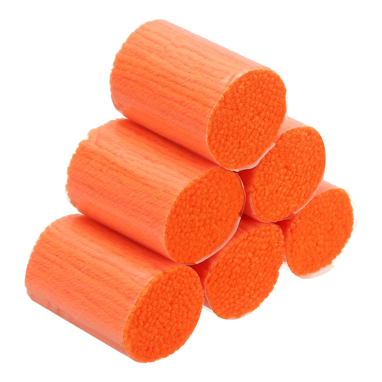 PATIKIL 6 Rolls Latch Hook Yarn, Latch Hook Kit Yarn Precut Hook Rugs Making Crochet Bundles for Latch Hook Rug Adults Beginners Tapestry DIY Craft, Orange