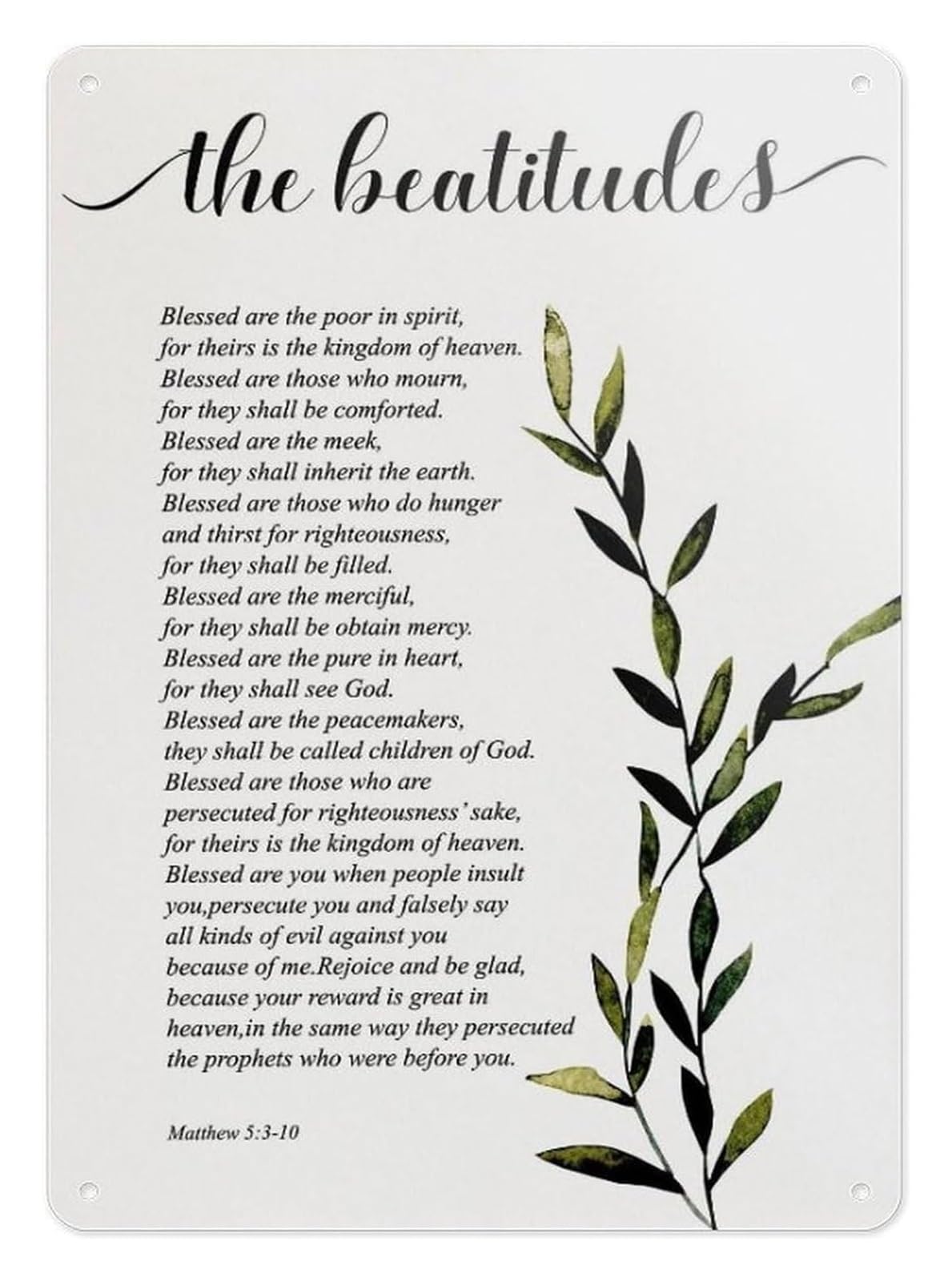 IDGTTLDF Farmhouse Metal Tin Sign Sermon On Christian Inspiration Wall Plaque For Porch Hallway Den Study Library 8 X 12 inch