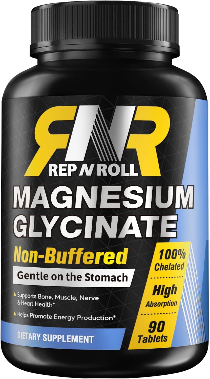 High Absorption Magnesium Glycinate Tablets for Bone, Muscle, Nerve