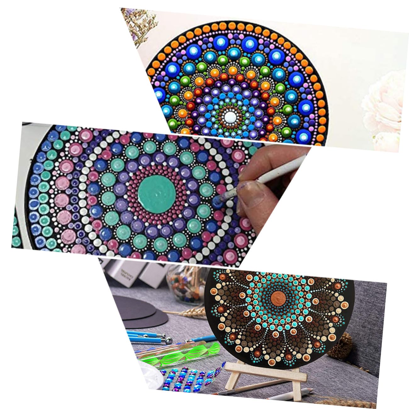 ARTIBETTER 2 Sätze Zeichnungspapier Rundes Malkarton Für Künstler Und Langlebig Für Diy Malerei Und Skizzen Für Komfort Und 8 Stücke * 2