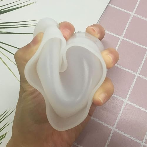 Miniatura 9 de Szecl 2Ps - Moldes de silicona de corazón 3D para resina epoxi, espejo pequeño, forma de corazón, suaves y completas, moldes de resina de cristal,