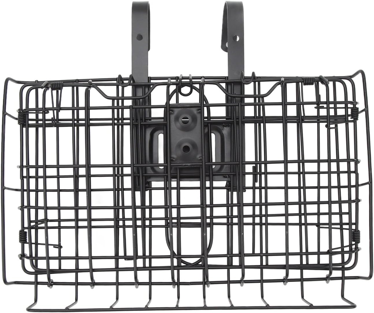 Folding Commuter Basket | 44 lbs Capacity & Quick Release | Detachable Commuter Cargo Rack for Mountain/City Rides | Weather - Long - Lasting & Protective