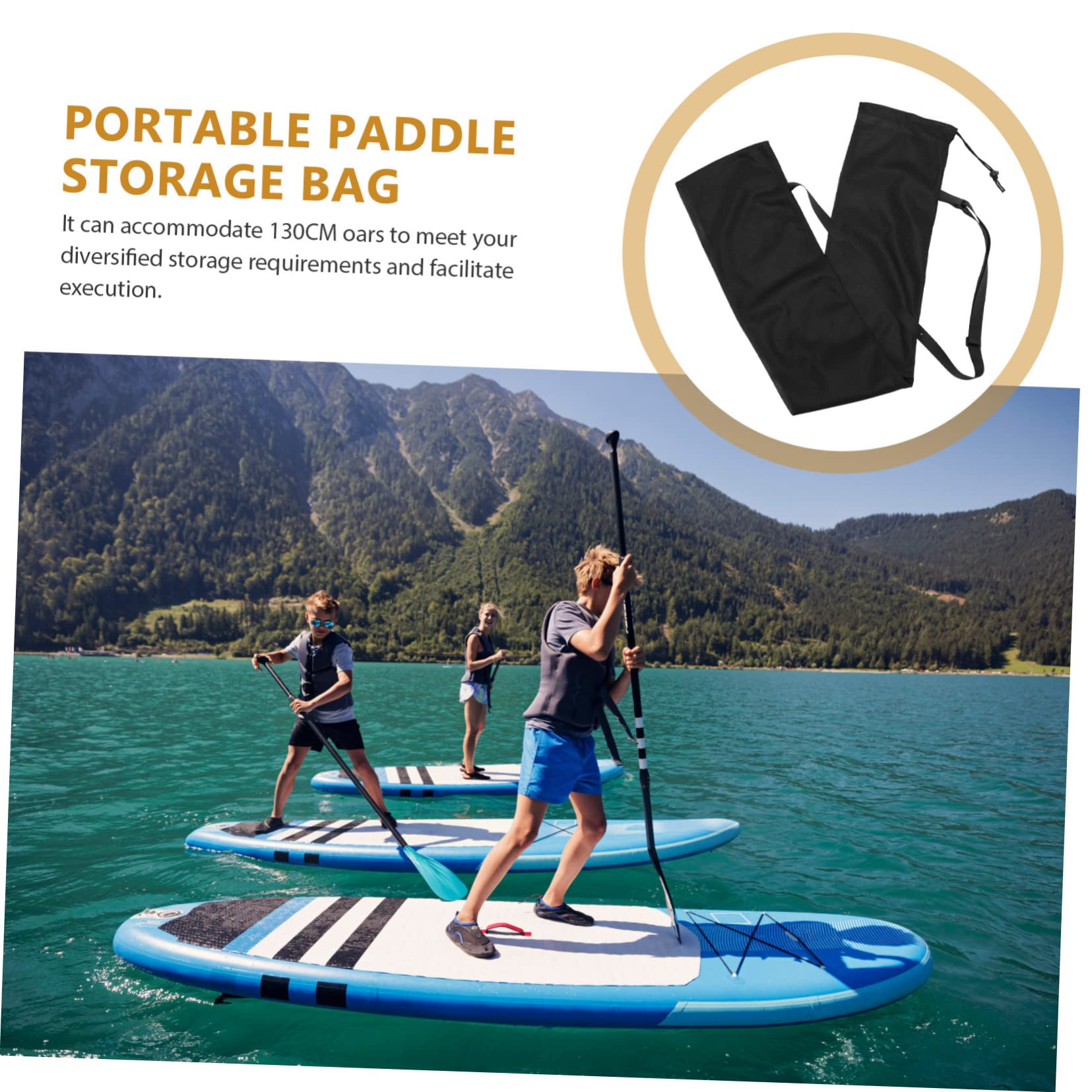 balacoo Kayak Bag Durable Paddleboard Storage Pouch Boating Supply Adjustable Strap