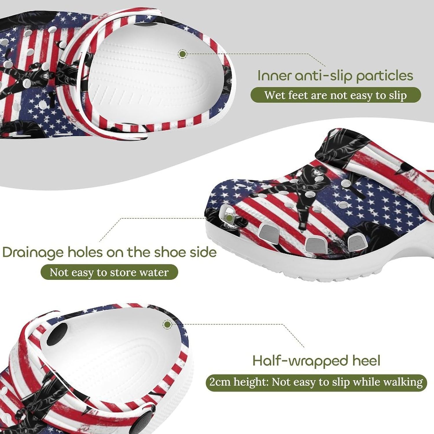 Kids Non-Slip Water Clogs, Beach Pool Outdoor Fun