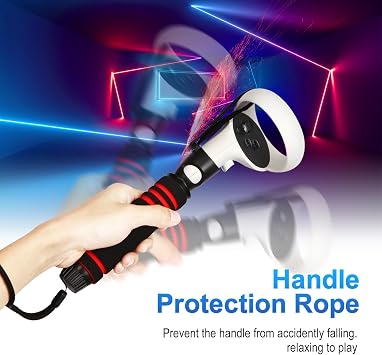 VR Game Handle Attachments for Meta/Oculus Quest 2 Controller, Gorilla Tag Long Arms Grips and BeatSaber Golf Club Baseball