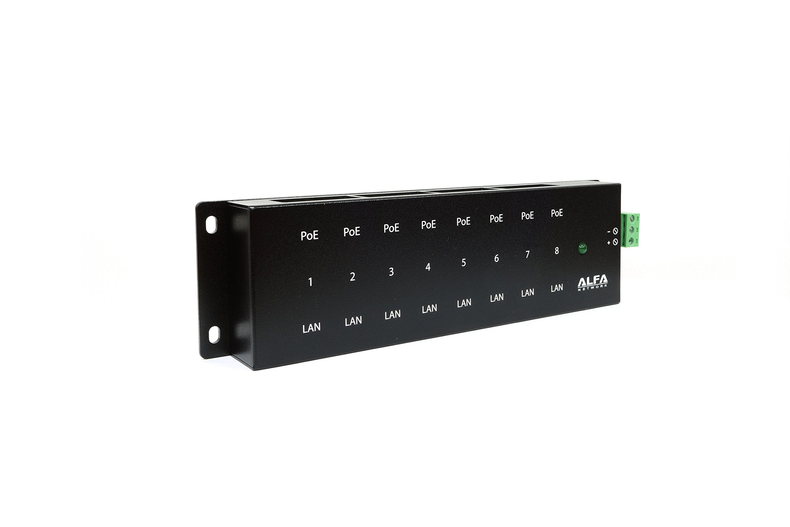 ALFA APOE08G -8 Ports Passive Gigabit PoE Injector