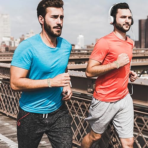 Miniatura 6 de Pulsera de terapia magnética antiestrés para hombre, pulseras magnéticas para artritis y túnel carpiano para hombres Pulsera reafirmante corporal