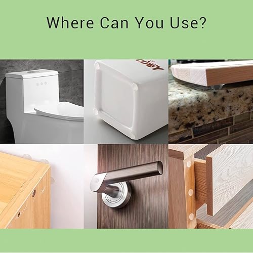 Miniatura 5 de Parachoques cónicos de goma autoadhesivos para puertas de gabinete, 100 unidades, protectores de parachoques pequeños para cajones, marcos de fotos,