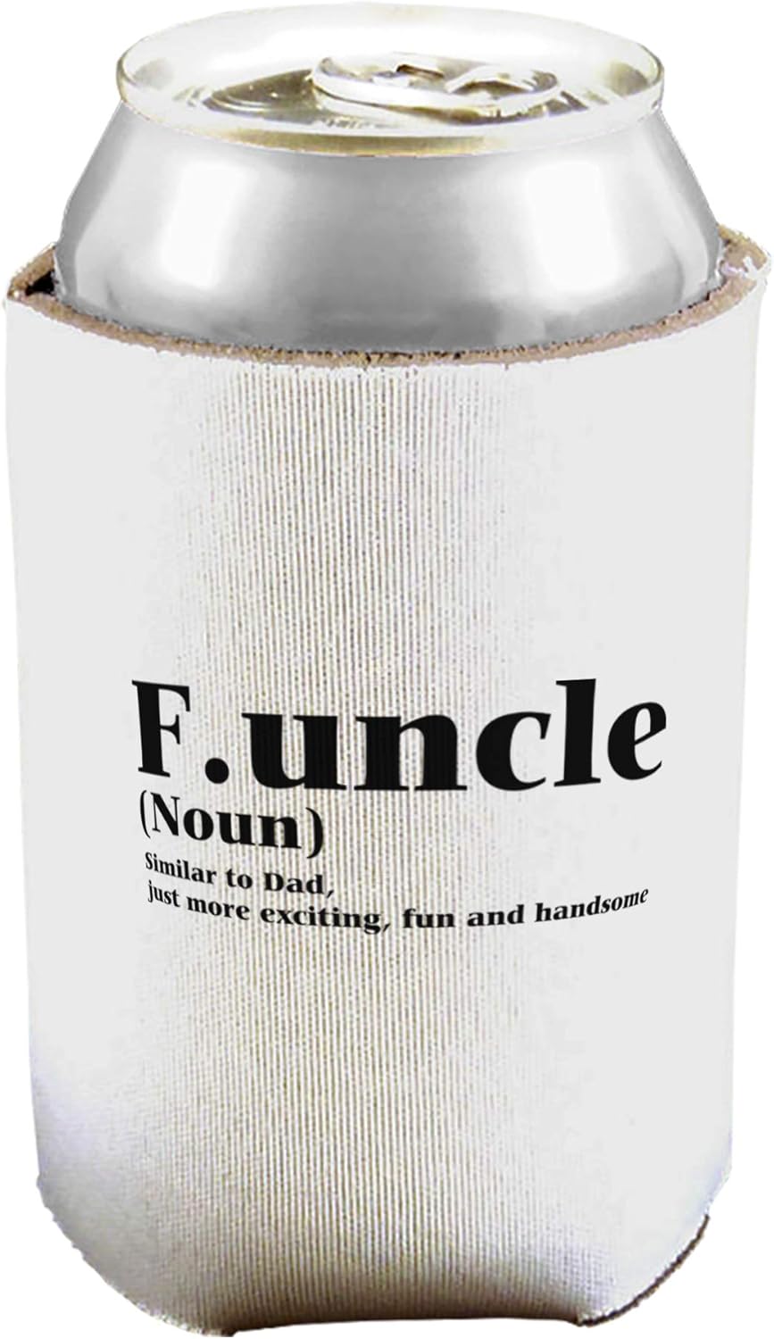 TooLoud Funcle - Fun Uncle Can/Bottle Insulator Coolers - 6 Pieces