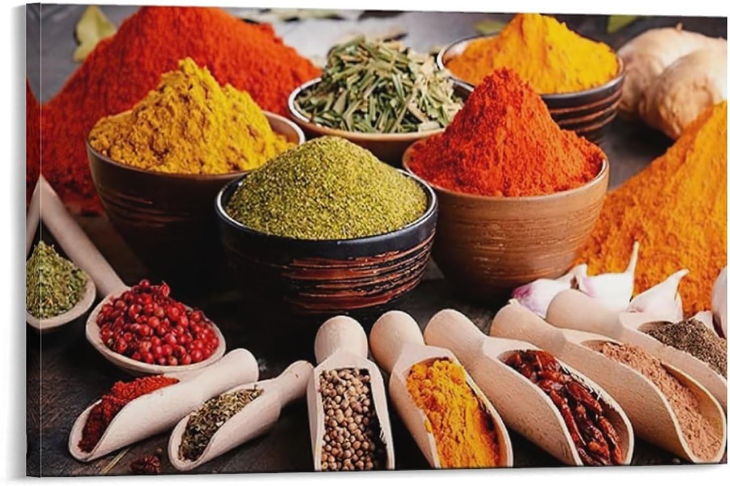 Kitchen Spices Picture HD Print Artwork Poster Canvas Wall