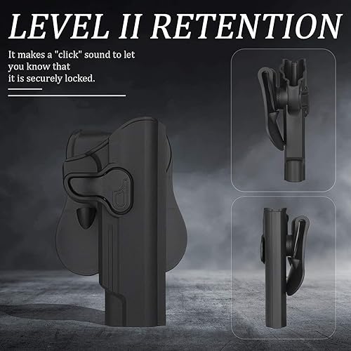 Miniatura 4 de Funda OWB 1911 de tamaño completo de 5 pulgadas, fundas OWB para Colt 1911  Elite Force 1911  Kimber 1911  Rock Island Armory 1911  Springfield 1911